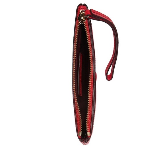 Marc Jacobs Empire City Wristlet Clutch Red Pebble Leather  Marc Jacobs Red with Tag Empire City Leather Wristlet Wallet